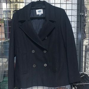 Navy pea coat